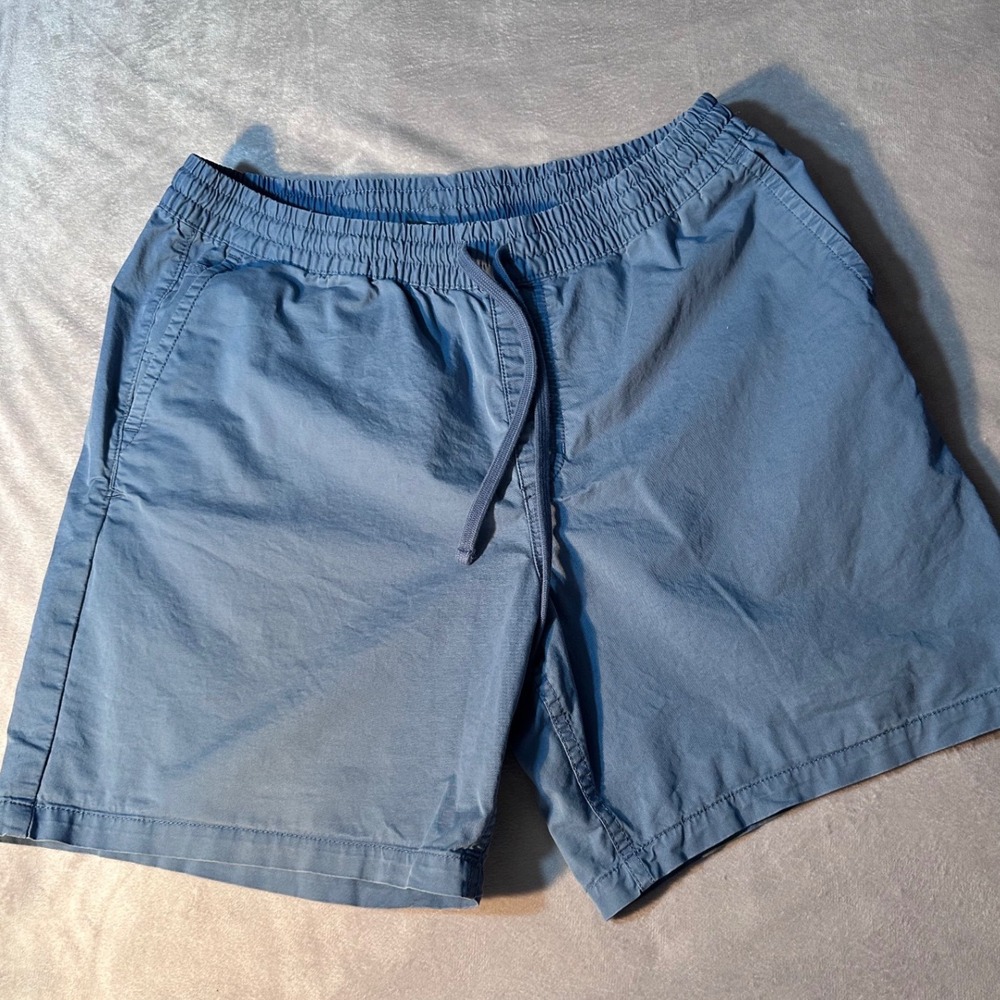 Vans Range Elastic Shorts Mens Large Blue Relaxed Fit Drawstring Chino Skate